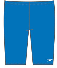 Speedo Men's PowerFLEX Eco Solid Jammer Swimsuit,34,New Sapphire