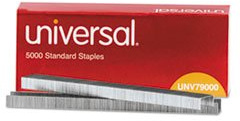 (6 Pack Value Bundle) UNV79000 Standard Chisel Point 210 Strip Count Staples