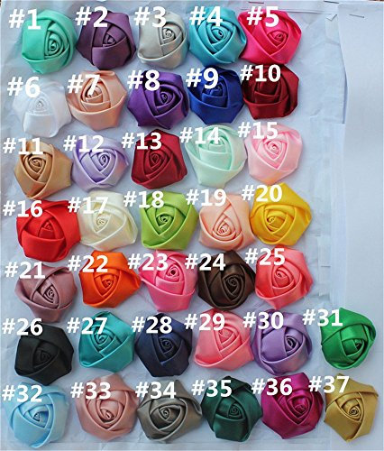 Fouriding Herren Reversnadel der Männer Handgemachte Kamelie Brosche Blumen boutonnière für Bräutigam Anzug Hochzeit (Farbanpassung, 4 Stück)