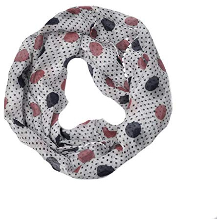 Euly Loop Schal Loopschal Rundschal Schlauchschal Tuch Tücher Damenschal Geometrische Punkte