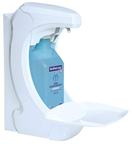 Eurospender berührungslos Touchless Stand Alone Desinfektionsmittelspender RX5 inkl. Auffangschale und Batterien