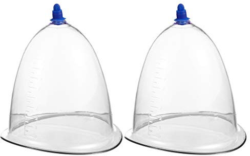 Body Set 2Pcs Glass Fire Vacuum Massage Body Cupping Kit for Professional Chinese Cupping Body Cups Cupping Device Tool Face Sucker