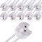 Xiatiaosann Presa LED MR16 GU5.3, 10pz Lampadina alogena Adattatore cavo connettore ceramico MR11 G4, Convertitore spina base supporto CFL a incandescenza