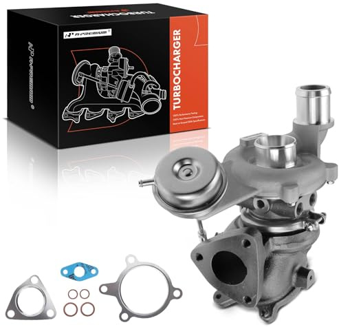 A-Premium Left Side Complete Turbo Turbocharger Kit with Gasket, Compatible with Ford Explorer 2013-2019, Flex & Taurus 2010-2019, Police Interceptor & Lincoln MKS MKT, 3.5L, Replaces 790317-0006