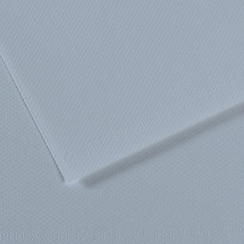 Canson Mi-Teintes Zeichenpapier, 48,3 x 63,5 cm, stahlblau, Einzelblatt