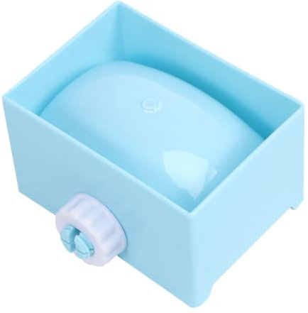 FOMIYES Hängende Futter Wasserschüssel für Kaninchen Stabile und Korrosionsbeständige Futterstation für Käfige für Andere Haustiere Geeignet Blau