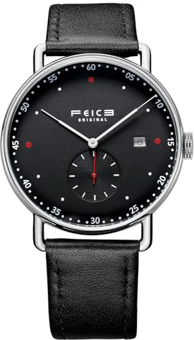 FEICE Mens Watches Mechanical Automatic Watch 5ATM Waterproof Stainless Steel Luxury Watches Casual Business Wristwatch Dress Watch for Men FF019