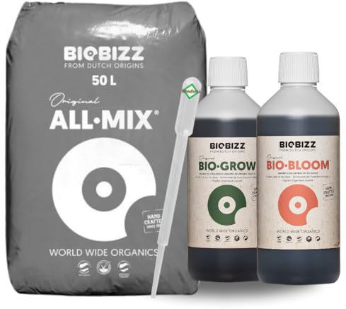 Weedness BioBizz All-Mix 50 L Erdset – Terre organique prête à l’emploi – Substrat nutritif pour plantes fortes & saines