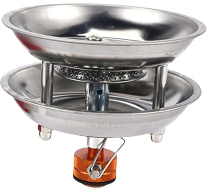 perfk Quemador de carbón Horno de Campamento Quemador de Gas Multiusos Quemador de carbón Compacto Encendedor de carbón para Picnic Barbacoa Cocina al Aire