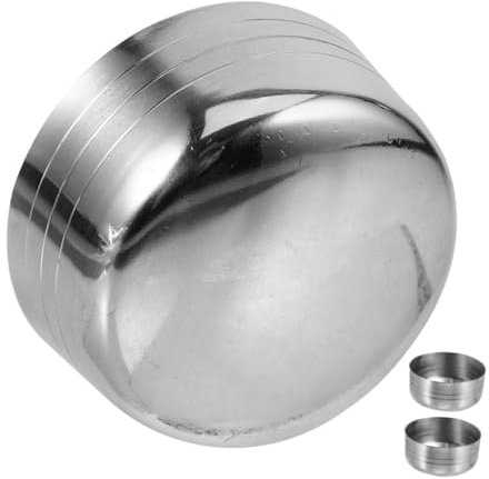 ULTECHNOVO 3stücke Cocktail Shaker Deckel Aus Edelstahl Ersatzdeckel Für Shaker-flaschen Shake-becher Abdeckung Für Flüssigkeitsmixer