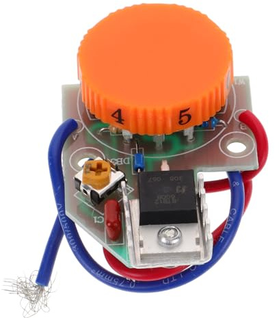 Contrôleur de Vitesse pour Polisseuse 1600w, 12a, Plastique | Commande Électronique, Installation sur Outils de Bois et Métal, Pièce de Rechange Compacte Couleur Aléatoire