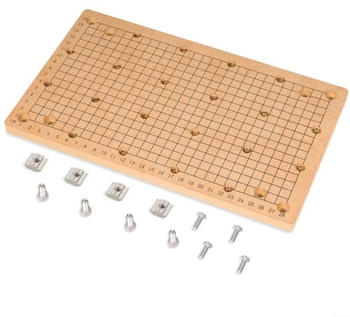 Glewi MDF Werkbank Spoilboard für 3018 CNC-Fräsmaschine mit M6 Löchern, Premium High-Density-Platte für Holzschneiden und Gravurschutz