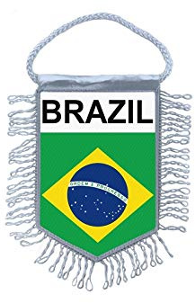 Akachafactory Wimpel mini Flagge Fahne flaggen miniflagge brasilien