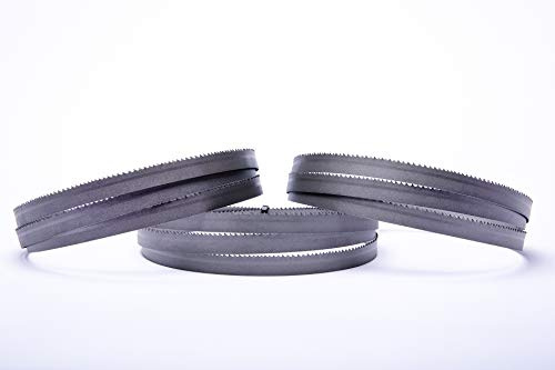 Juego de 3 hojas de sierra de cinta Encut de alto rendimiento, 1440 x 13 x 0,65 mm, 10-14 ZpZ Bimetall M42