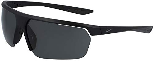 Nike CW4670-010 Gale Force Sunglasses Matte Black Frame Color, Dark Grey Lens
