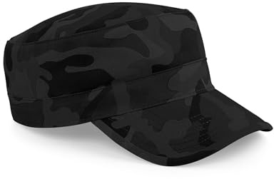 Beechfield Unisex Adult Camo Army Cap (One Size) (Midnight)