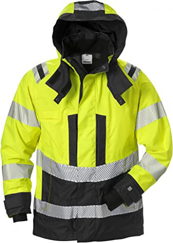 Fristads Hi Vis Airtech® Shell Jacke Damen Klasse 3 4518 Gtt - Größe 2XL - Warnschutz gelb/schwarz