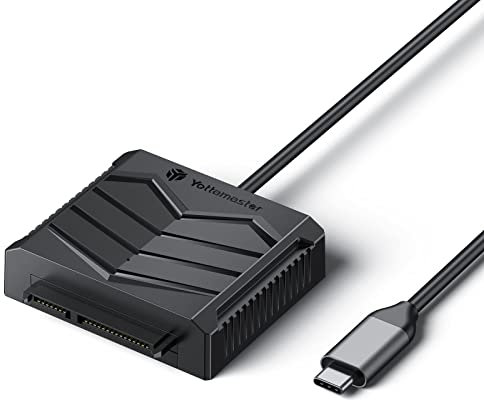 Yottamaster USB 3.0 Type C to 2.5”SATA Hard Drive Adapter, SATA III Hard Drive Reader Cable for 2.5 Inch HDD/SSD