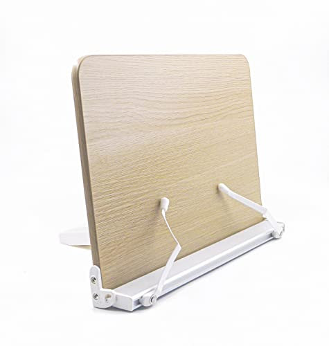 Buchständer, Rezeptbuchständer Buchhalter zum Lesen (Gummiholz, L)