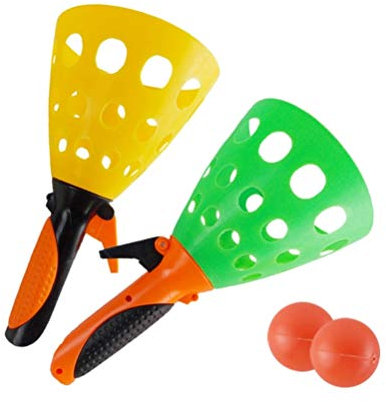 Toyvian Bälle Starten Spielspielzeug Pop- Ballspiele Mit Fangkörben Bällen Outdoor-Indoor-Spiele Aktivitäten Für Kinder