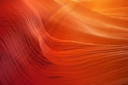 adrium Holz-Bild 110 x 70 cm: Detail der Sandsteinmauer im Antelope Slot Canyon (62116772)
