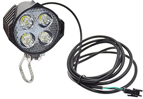 panjin E-Bike Light 36V-48V Electric Bicycle Light with Horn Waterproof Horn Set Front Headlight Parts