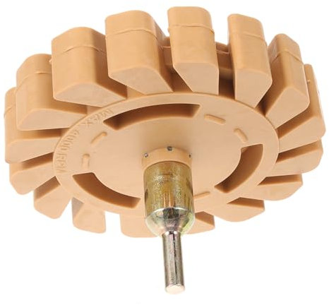 WOONEKY Rubber Eraser Wheel Dekorfolien-entferner Für Bohrmaschine Vielseitig Für Auto Reifen Bootsaufkleber Und Klebereste Robustes Gummi Leicht Und Einfach Anzuwenden