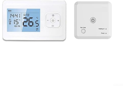 Zilimontt Smart Wireless Thermostat For Tuya,Programmable WiFi Thermostat,Gas Boiler Thermostat,Wall-mounted LCD Heating Thermostat For Gas Boiler/hot Water Heating