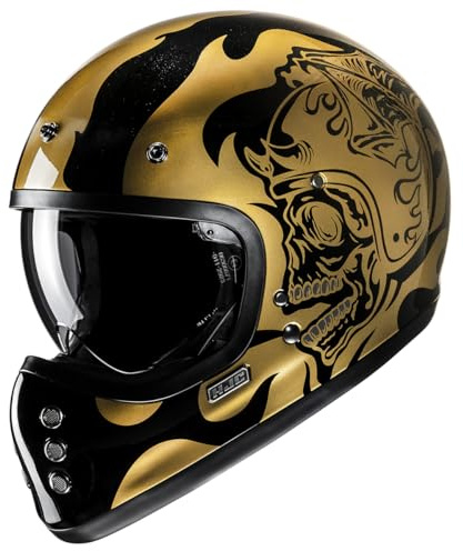 HJC, Integraler Motorradhelm V60 Flame MC9, M