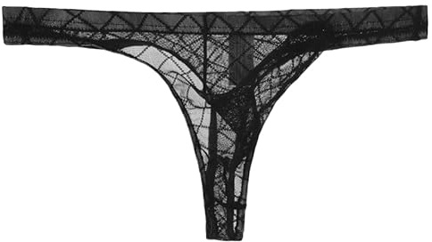 TNNRAO Herren Strings Tanga Elefant Erotische Strings Unterwäsche Höschen Männer Ultradünn Mesh Durchsichtige Elefant Rüssel Tanga T Hose Elefant Trunk Unterwäsche