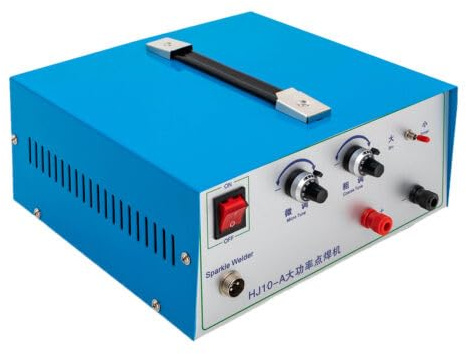 100A Gold Silber Punktschweißgerät Schmuck Pulse Spot Welder Welding Machine500W für Schmuck und kann für das schnelle Schweißen von Gold, K-Gold, Silber und Eisen verwendet werden