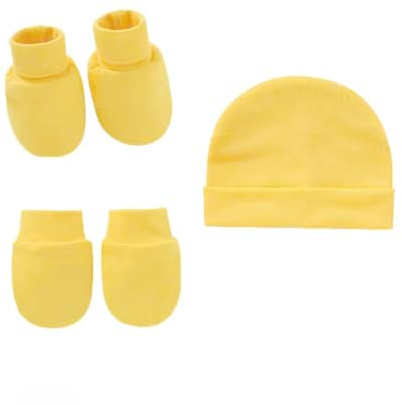 Baby Erstausstattung Set Neugeborene Babymütze Fäustlinge Geschenk | Das Baby Set mit Mütze und Fäustlingen ist eine liebevolle Geschenkidee zur Geburt, Babyparty oder Taufe.