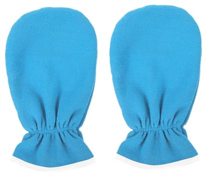 WOFASHPURET Guantes Exfoliantes Hidratantes Para Spa De Manos Tamaño Único Azul Para Cuidado Personal Diario y Depilación Casera