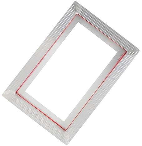 PERSELOSO Siebdruckrahmen Aus Aluminiumlegierung Wiederverwendbar Für DIY-Druck Tragbar Shirts Handtaschen Und Tischdecken Einfach Zu Bedienen Und Langlebig