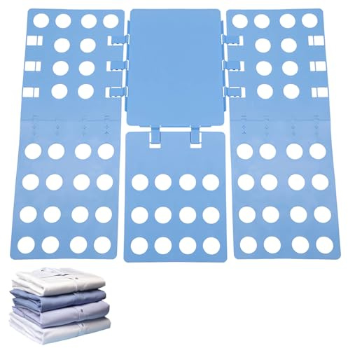 Shirt Folder Board, Professional Clothes Folding Board for T-Shirts & Shirts, Laundry Folding Board T Shirt Folder Board Adult, Shirt Folding Board Adult Storage Solution, 11.02x8.66x0.79 Inches