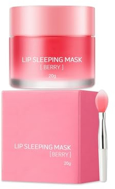Masque de Nuit pour Lèvres, Hydratation Profonde Nocturne, Adoucit et Lisse, Répare les Lèvres Sèches, Texture Non Collante, Réveil Doux et Confortable, Soin Réparateur, sans Résidu