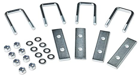 4 U-Bügel Halterungen, Befestigungssatz für Deichselbox, Halter für Staubox, Werkzeugkasten, Montagesatz MON3004