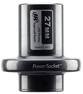 Ingersoll Rand Power Socket S64M27L-PS1 Leistungsstarker Steckschlüssel bis zu 50% mehr Drehmoment in Schwarz für Schlagwerkzeuge