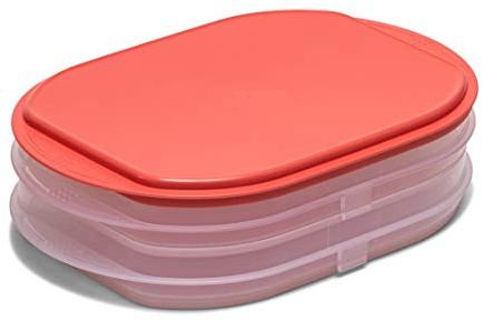 Tupperware Fridge Stackable Low 1pc - Modern, Mehrfarbig - Kühlschrankbox - 450ml