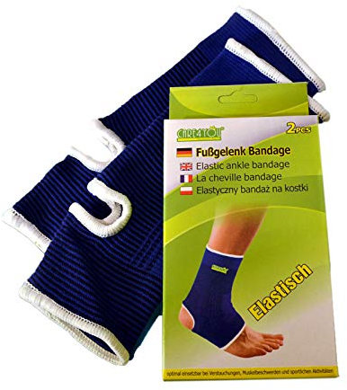Care4You 2 Stück Fußgelenk Bandage Set, Sprunggelenk Bandage Sport, Knöchel Gelenk Fuss Bandage, Stabilisierung von Knöchel Knöchelband