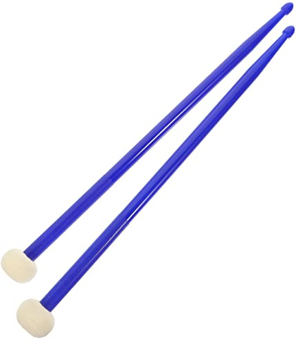 VICASKY 1 Par Palillo De Tambor Palillo Práctico Bolsa De Baquetas Cepillos De Tambor Baquetas Para Baquetas De Nailon Amortiguadores De Tambor 5a Sintió Instrumento Musical Ligero