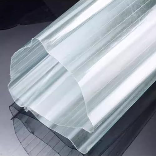 Wellplatten Profilblech Dachblech,1.5 mm Glasfaserplatte,Stark Stoß- und Bruchsicher Dachplatten,1/3/4/6/9/11/13/16 Stück Wärmeisolierende Dachplatte,Hausüberdachung, Einfach (0.9x1.5m/35x59in,13 Pcs)