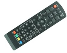 Generic 2pcs Remote Control for (SIMAX VA2103HD)(Super OPENBOX T7)(Super Signal T5++) Smart HD SD DVB-S2 DVB-T DVB-T2 Digital SAT Receiver, black