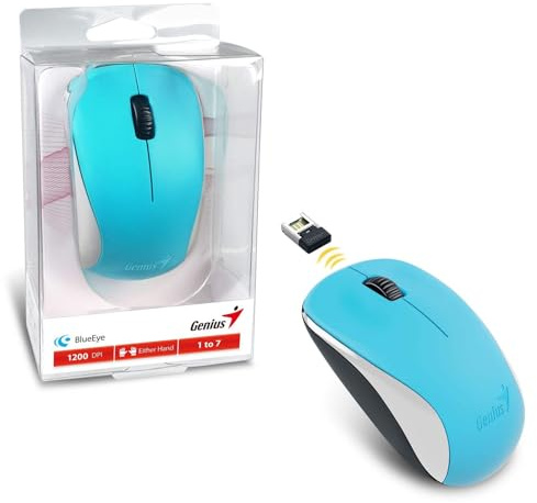 Genius NX-7000 - Ratón inalámbrico, Color Azul