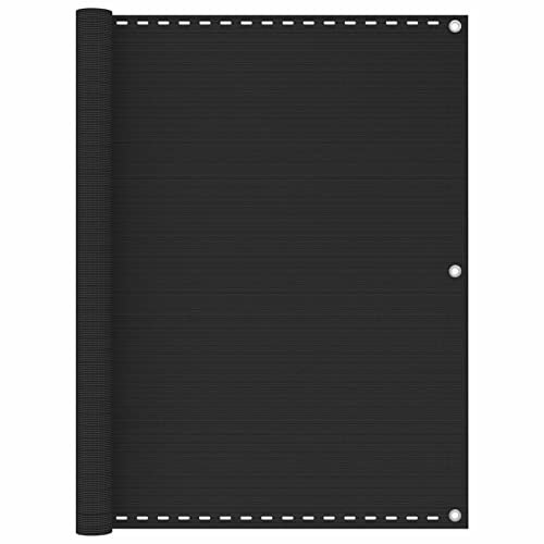 Xichuzi Balkon-Sichtschutz Anthrazit 120x400 cm HDPE, Balkonsichtschutz, Windschutz Balkon, Windschutz Terrasse, Balkonverkleidung, Sichtschutz Garten - 310845