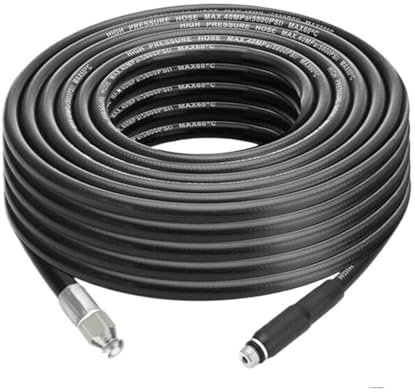 Limpieza De Manguera De Alcantarillado De 15 Metros, Compatible Con Karcher Lavor PHD Bosch AQT Nilfisk, Limpiador De Tuberías De Agua De Drenaje De Alta Presión(For Lavor Parkside)