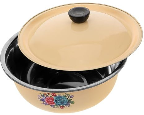 BESTOYARD Bacinella Acciaio Inossidabile Retro Per Cucina Scodella Multifunzionale Per Insalata e Preparazione Cibi Contenitore Decorativo e Funzionale Facile Da Pulire