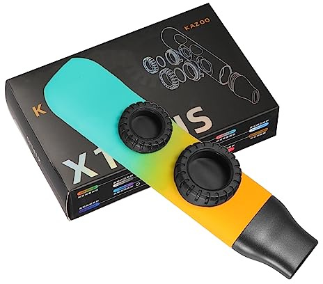 KAILIKETIY Professionelles Kazoo Musikinstrument und Gitarrenbegleitung aus Kunststoff Leicht und Tragbar mit Membran zur Musikalischen Früherziehung für Kinder