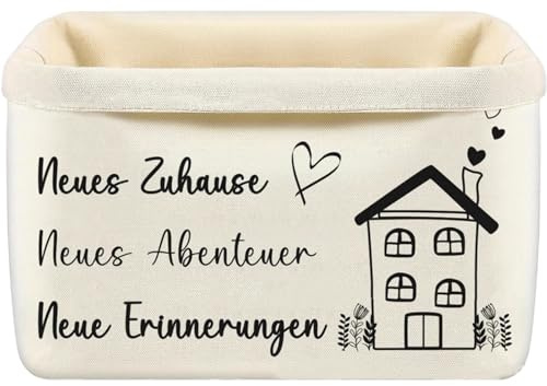 LUMOOM Cestino per panini, sacchetto per il pane, regalo per la casa, cestino per il pane in tessuto, regalo per l'inaugurazione, molti bei momenti nella nuova casa