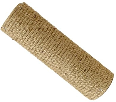 SEWACC Colonna di Arrampicata di Ricambio per Tiragraffi Gatti in Legno e Corda Spago Palo Sostitutivo 6Cm X 40Cm per Gattini Accessorio per Struttura da Gioco Interno